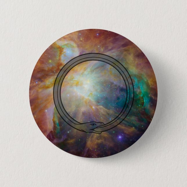 Badge Rond 5 Cm Ouroboros (Devant)