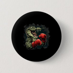 Badge Rond 5 Cm Ours boxeur avec gants de boxe Kickboxing Boxe drô
