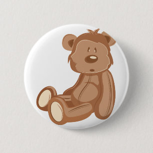 Badge Rond 5 Cm Ours de nounours