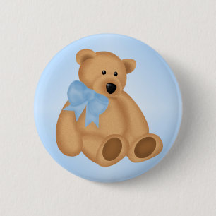 Badge Rond 5 Cm Ours de nounours mignon, pour le bébé