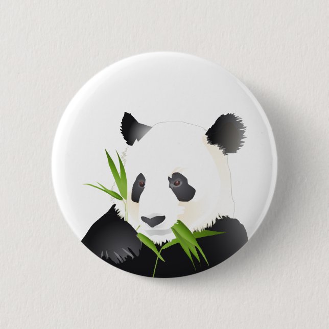 Badge Rond 5 Cm Ours panda (Devant)