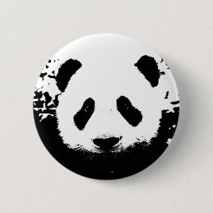 Badge Rond 5 Cm Ours panda