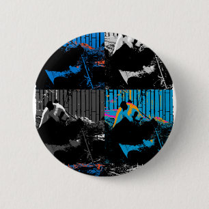 Badge Rond 5 Cm Ours Panda Multi-panneaux Design d'Art Moderne