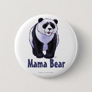 Badge Rond 5 Cm Ours polaire mignon pour maman