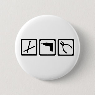 Badge Rond 5 Cm Outils