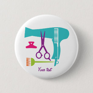 Badge Rond 5 Cm Outils de coiffures