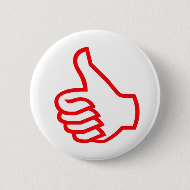Badge Rond 5 Cm Outils DE MOTIVATION de chef :  THUMBSUP (Devant)