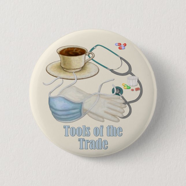 Badge Rond 5 Cm Outils du commerce (Devant)