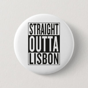 Badge Rond 5 Cm outta droit Lisbonne