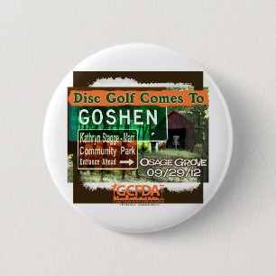Badge Rond 5 Cm Ouverture officielle de golf de disque de Goshen