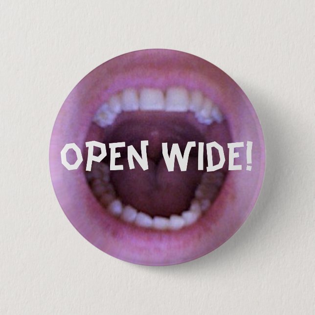 Badge Rond 5 Cm ouvrez-vous au loin ! (Devant)