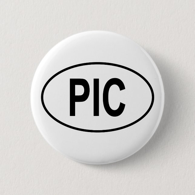 Badge Rond 5 Cm Ovale de petite flûte (Devant)