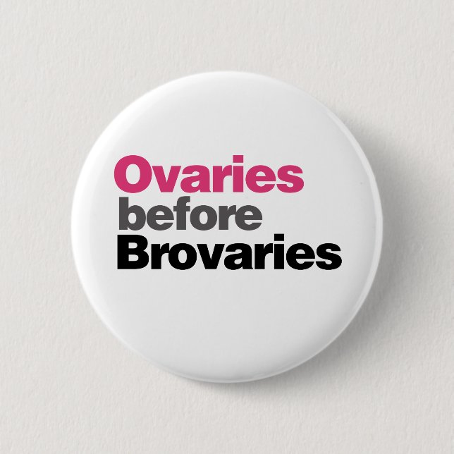 Badge Rond 5 Cm Ovariens avant les couvées (Devant)