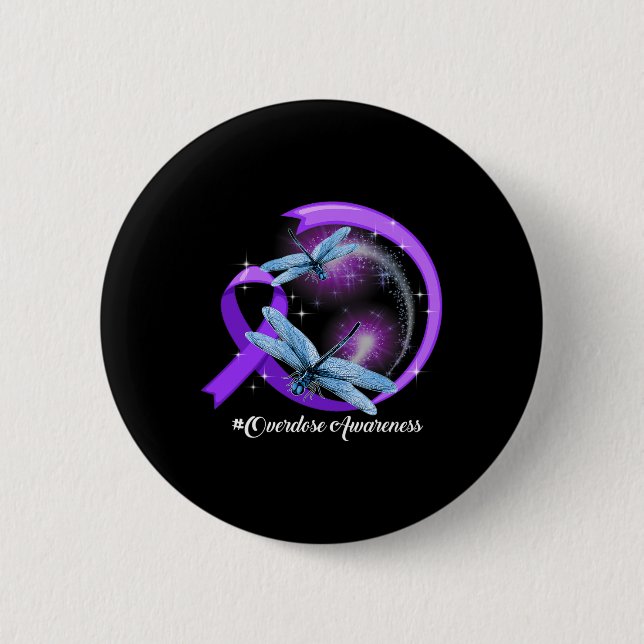 Badge Rond 5 Cm Overdose d'Aware (Devant)