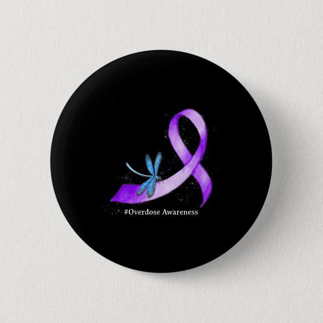 Badge Rond 5 Cm Overdose d'Aware (Devant)