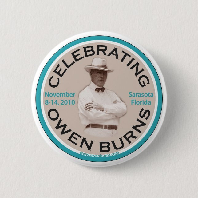 Badge Rond 5 Cm Owen brûle le bouton (Devant)