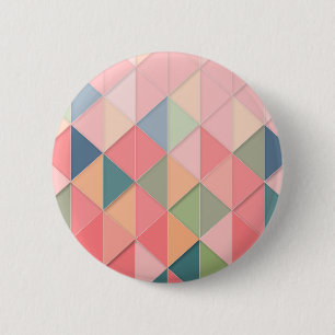 Badge Rond 5 Cm PABISME CUBISM Shades GEOMETRIC - AJOUTER LE MONOG
