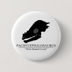 Badge Rond 5 Cm Pachycéphalosaure