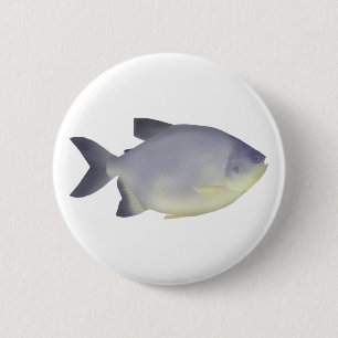 Badge Rond 5 Cm Pacu caranha 