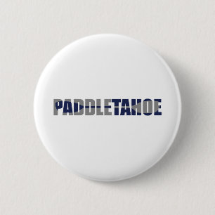 Badge Rond 5 Cm Paddle Lake Tahoe Kayaking