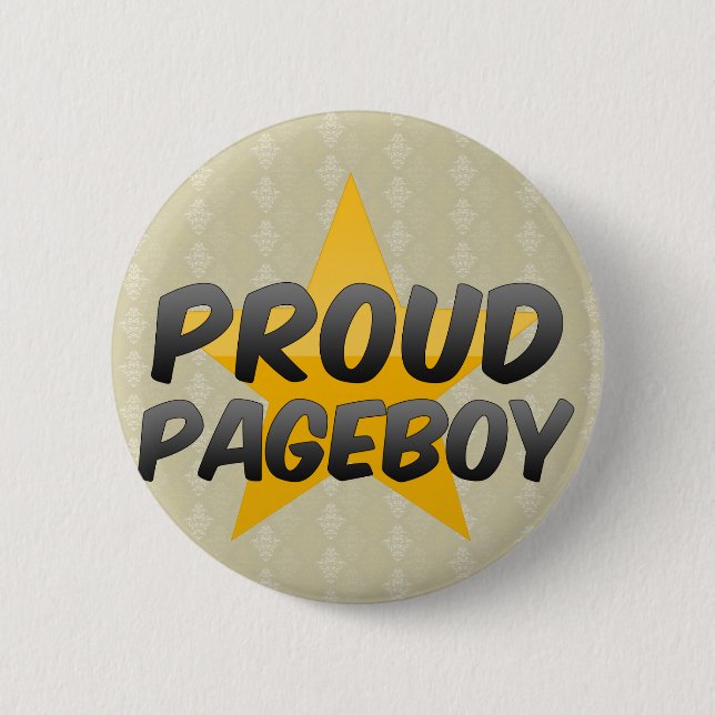 Badge Rond 5 Cm Pageboy fier (Devant)