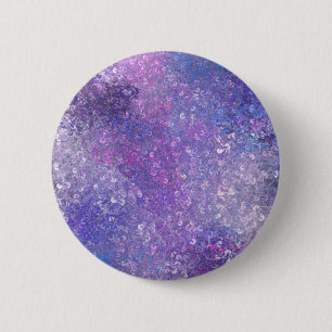 Badge Rond 5 Cm Paillettes roses et violettes brillantes 