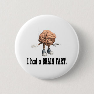 Badge Rond 5 Cm Pain de cerveau