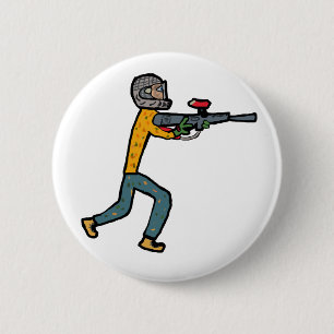 Badge Rond 5 Cm Paintball