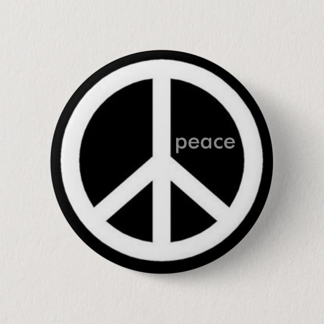 Badge Rond 5 Cm paix (Devant)