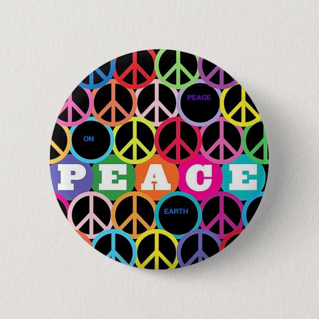 Badge Rond 5 Cm paix (Devant)