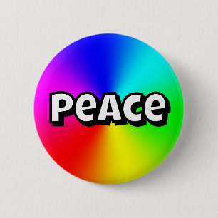 Badge Rond 5 Cm Paix