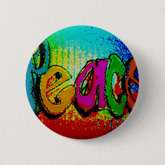 Badge Rond 5 Cm paix