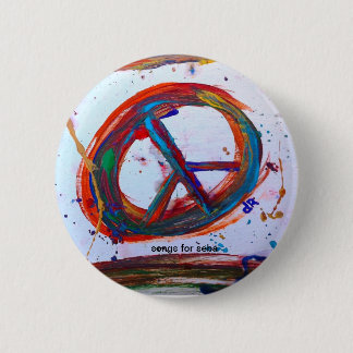 Badge Rond 5 Cm paix