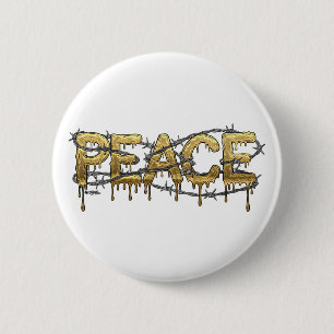 Badge Rond 5 Cm Paix