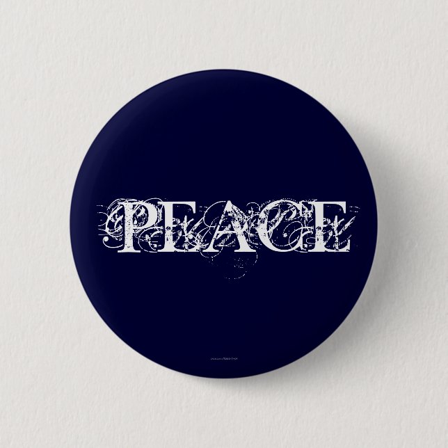 Badge Rond 5 Cm Paix (Devant)