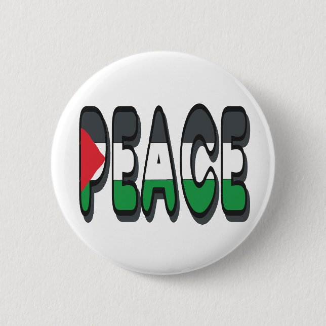 Badge Rond 5 Cm Paix (Devant)