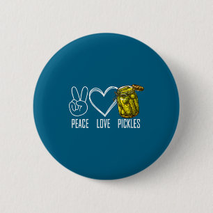 Badge Rond 5 Cm Paix Amour Ckles Pot Rétro De Ckles Tranchées Drôl