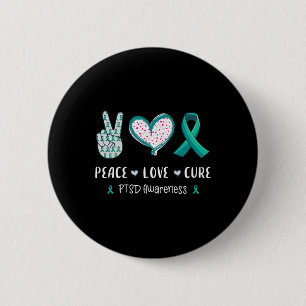 Badge Rond 5 Cm Paix Amour Cure Ptsd Stress Trouble De La Sensibil