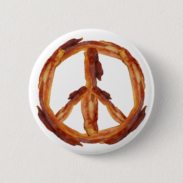 Badge Rond 5 Cm Paix de lard (Devant)