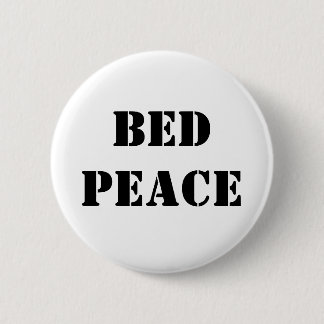 Badge Rond 5 Cm Paix de lit
