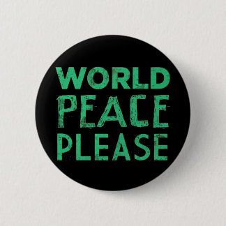 Badge Rond 5 Cm Paix du monde svp