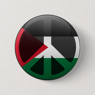 Badge Rond 5 Cm Paix en Palestine