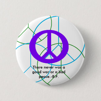 Badge Rond 5 Cm paix, paix, paix, paix, paix, là jamais…