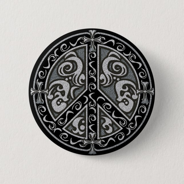 BADGE ROND 5 CM PAIX (RONDE) (Devant)