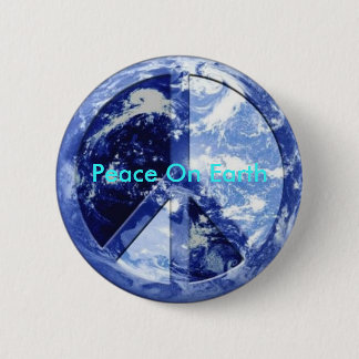 Badge Rond 5 Cm Paix sur terre