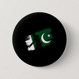 Badge Rond 5 Cm Pakistan Flag Pakistan Cricket Fan Player Coach Um
