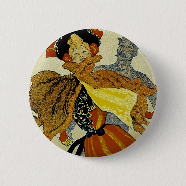 Badge Rond 5 Cm Palais de Glace (Devant)