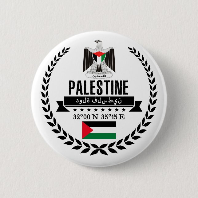 Badge Rond 5 Cm Palestine (Devant)