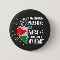 Palestine Drapeau Coeur humain