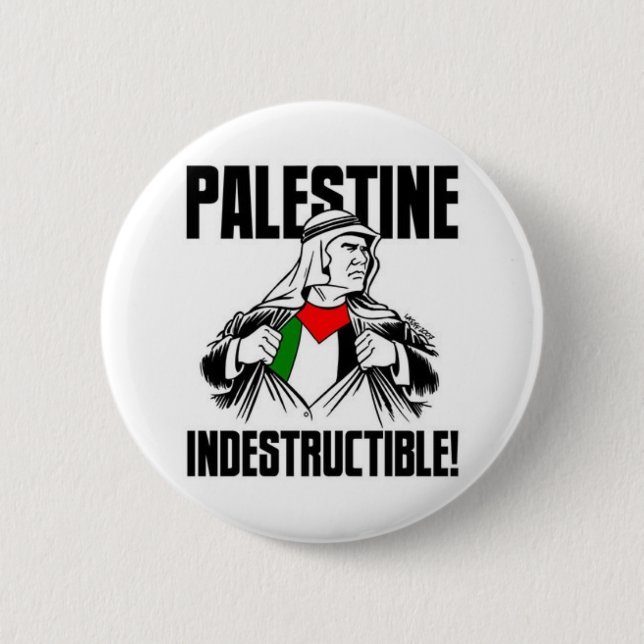 Badge Rond 5 Cm Palestine_Indestructible_by_Latuff2 (Devant)